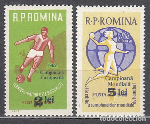 Briefmarken: Rumania - Correo 1962 Yvert 1871/2 * Mh Deportes