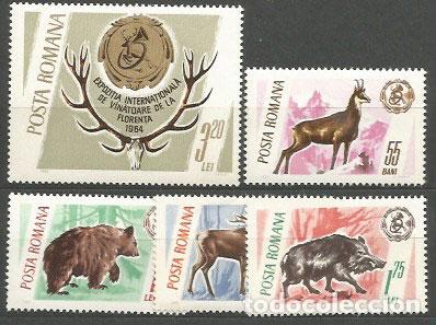 Stamps: Rumania - Correo 1965 Yvert 2175/9 ** Mnh Fauna