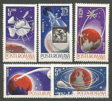 Stamps: Rumania - Correo 1965 Yvert 2180/4 ** Mnh Astrofilatelia