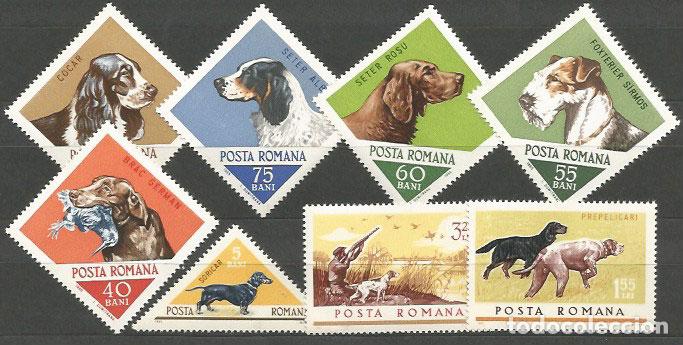 Stamps: Rumania - Correo 1965 Yvert 2185/92 ** Mnh Fauna Perros