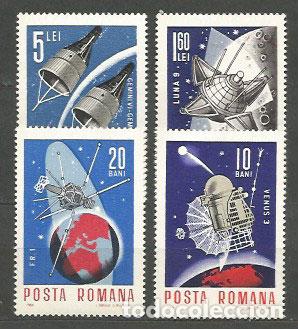 Stamps: Rumania - Correo 1966 Yvert 2206/9 * Mh Astrofilatelia