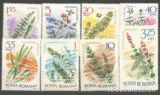 Stamps: Rumania - Correo 1966 Yvert 2230/7 ** Mnh Flora