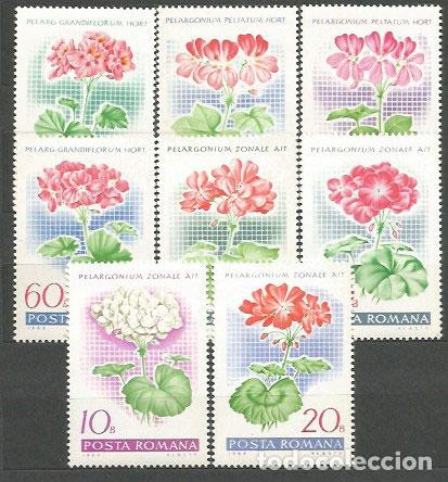 Briefmarken: Rumania - Correo 1968 Yvert 2389/96 ** Mnh Flores