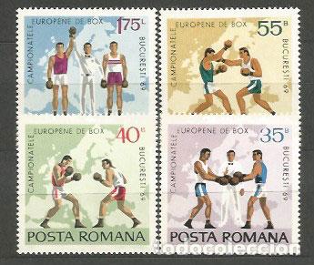 Briefmarken: Rumania - Correo 1969 Yvert 2464/7 ** Mnh Deportes