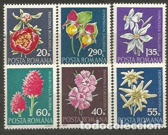 Briefmarken: Rumania - Correo 1972 Yvert 2682/7 ** Mnh Flores