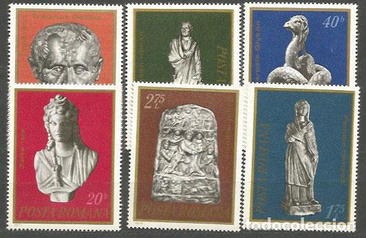 Briefmarken: Rumania - Correo 1974 Yvert 2869/74 ** Mnh Arqueologia