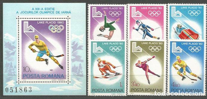 Briefmarken: Rumania - Correo 1980 Yvert 3241/6+H,140 ** Mnh Deportes