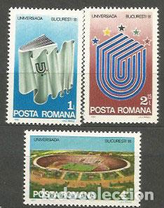 Briefmarken: Rumania - Correo 1981 Yvert 3337/9 ** Mnh