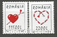 Sellos: Rumania - Correo 2001 Yvert 4661/2 ** Mnh