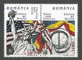 Sellos: Rumania - Correo 2002 Yvert 4744/5 ** Mnh