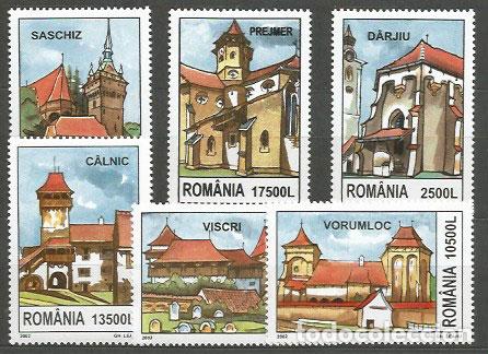 Sellos: Rumania - Correo 2002 Yvert 4746/51 ** Mnh Iglesias