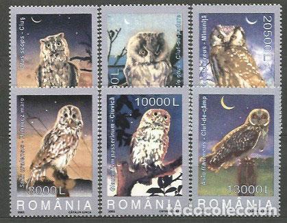 Sellos: Rumania - Correo 2003 Yvert 4809/14 ** Mnh Fauna Aves