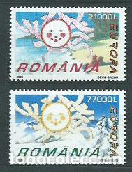 Sellos: Rumania - Correo 2004 Yvert 4885/6 ** Mnh Europa