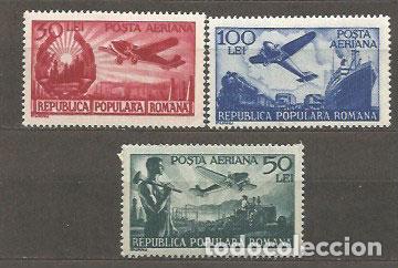 Sellos: Rumania - Aereo Yvert 53/5 ** Mnh Avi&oacute;n