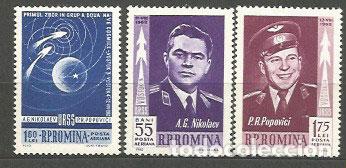 Sellos: Rumania - Aereo Yvert 157/9 ** Mnh Astro