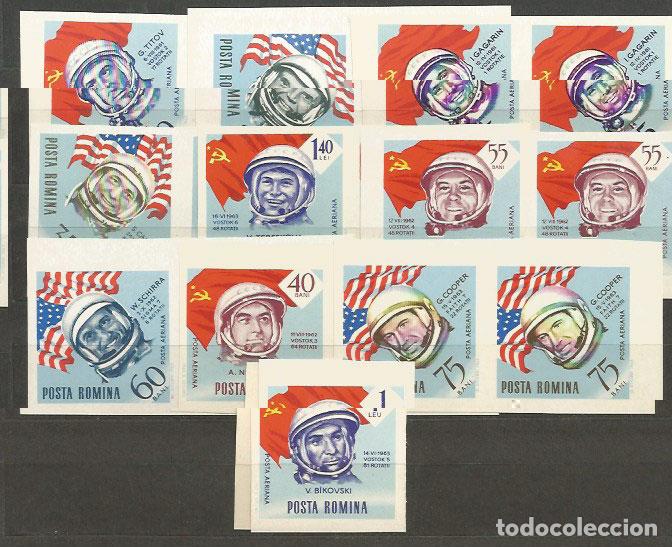 Sellos: Rumania - Aereo Yvert 199/208 ** Mnh Astro