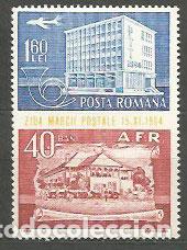 Sellos: Rumania - Aereo Yvert 209 ** Mnh Dia del Sello