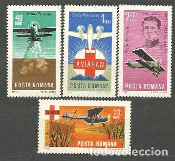 Sellos: Rumania - Aereo Yvert 214/7 ** Mnh Avion
