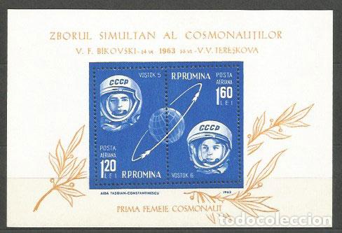 Sellos: Rumania - Hojas Yvert 55 ** Mnh Astro