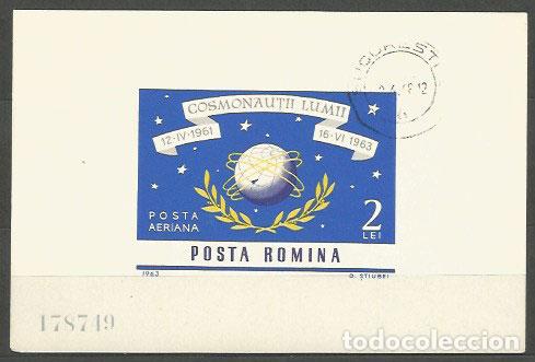 Sellos: Rumania - Hojas Yvert 57 usado Astro