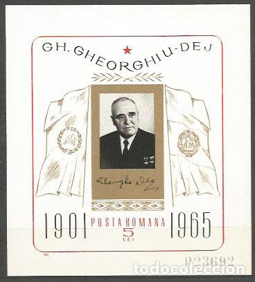 Sellos: Rumania - Hojas Yvert 63 ** Mnh Personaje