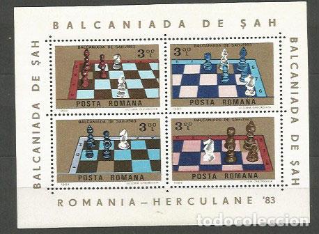 Briefmarken: Rumania - Hojas Yvert 165 ** Mnh Ajedrez