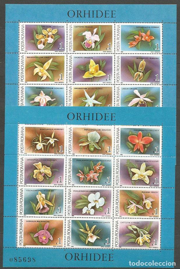 Briefmarken: Rumania - Hojas Yvert 197/8 ** Mnh Flores