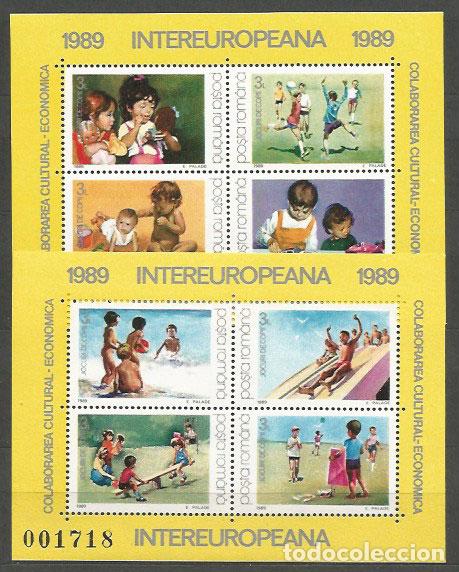 Briefmarken: Rumania - Hojas Yvert 203/4 ** Mnh