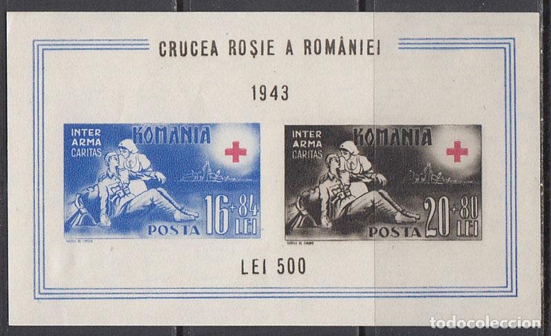 Briefmarken: Rumania - Hojas Yvert 10 * Mh Cruz Roja