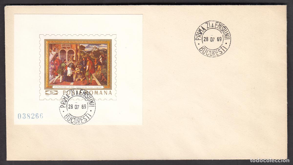 Briefmarken: Rumania Sobres Primer Dia FDC Yvert Hb 75 - Bucarest 1969