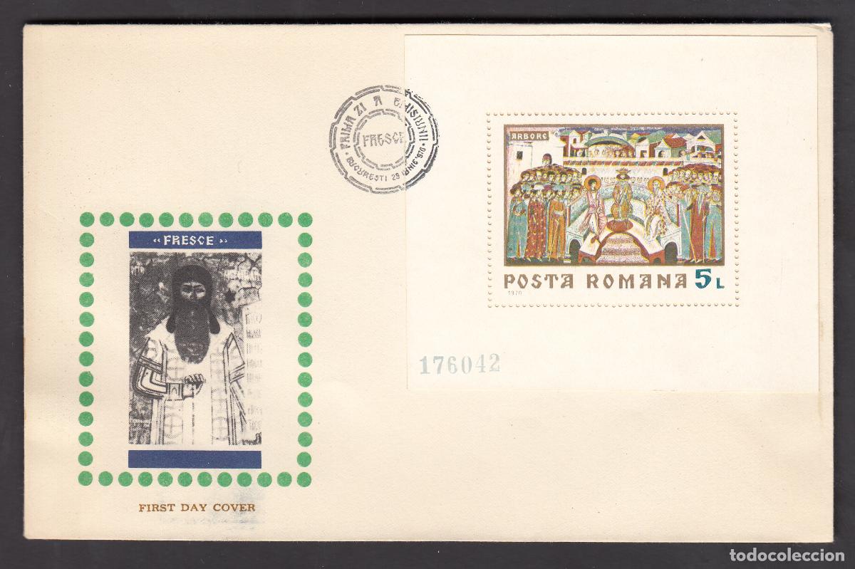 Briefmarken: Rumania Sobres Primer Dia FDC Yvert Hb 77 - Bucarest 1970