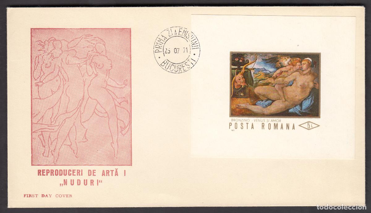 Briefmarken: Rumania Sobres Primer Dia FDC Yvert Hb 88 - Bucarest 1971