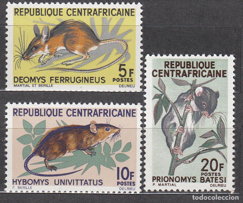 Briefmarken: Centroafrica Correo Yvert 75/77 ** Mnh Fauna