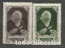 Stamps: Rusia Correo 1947 Yvert 1086/7 * Mh Personaje