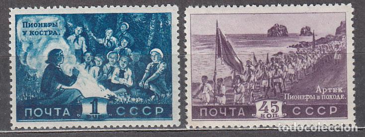 Stamps: Rusia Correo 1948 Yvert 1283+1285 * Mh Boy Scouts