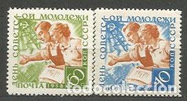 Stamps: Rusia - Correo 1958 Yvert 2059/60 ** Mnh