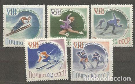 Timbres: Rusia - Correo 1960 Yvert 2258/62 ** Mnh Juegos Olimpicos