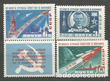 Timbres: Rusia - Correo 1961 Yvert 2401/3 ** Mnh Astro
