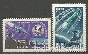 Timbres: Rusia - Correo 1961 Yvert 2426/7 ** Mnh Astro