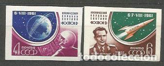 Timbres: Rusia - Correo 1961 Yvert 2452/3a ** Mnh Astro