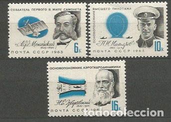 Timbres: Rusia - Correo 1963 Yvert 2706/8 ** Mnh