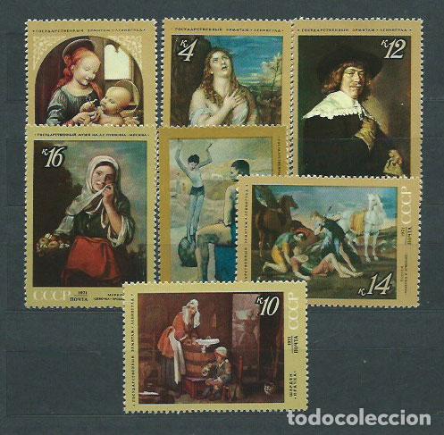 Sellos: Rusia - Correo 1971 Yvert 3737/43 ** Mnh Pinturas