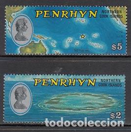 Sellos: Penrhyn - Correo Yvert 62/3 ** Mnh