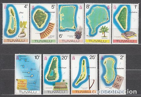 Sellos: Tuvalu - Correo Yvert 84/92 ** Mnh
