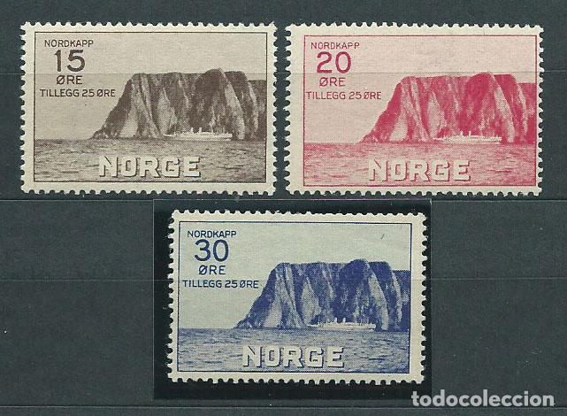 Sellos: Noruega - Correo 1930 Yvert 151/3 ** Mnh