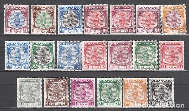 Sellos: Malaysia - Perak Correo Yvert 79/98 * Mh Falta 97 Isabel II
