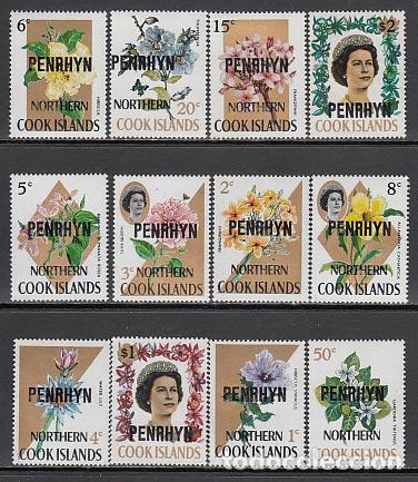 Sellos: Penrhyn - Correo Yvert 27/38 ** Mnh
