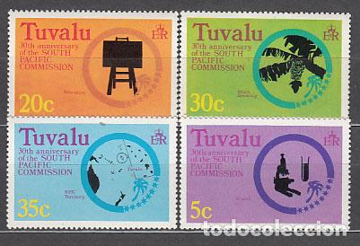 Sellos: Tuvalu - Correo Yvert 46/9 ** Mnh