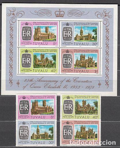 Stamps: Tuvalu - Correo Yvert 69/72+H 2 ** Mnh