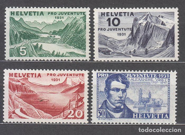 Sellos: Suiza - Correo 1931 Yvert 250/3 ** Mnh pro juventud